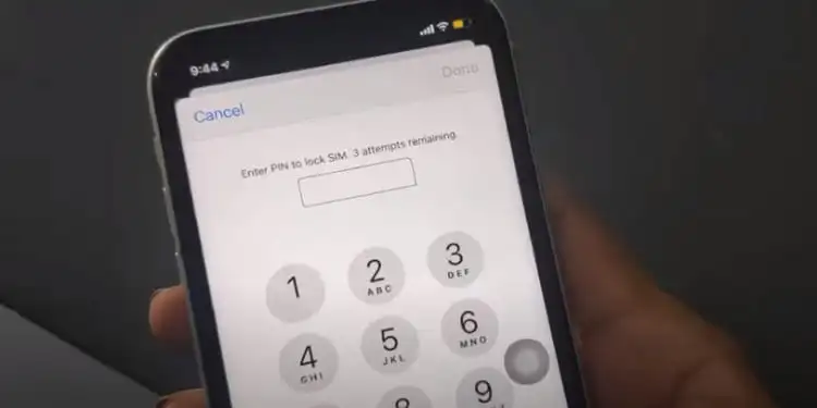 SIM lock on iPhone
