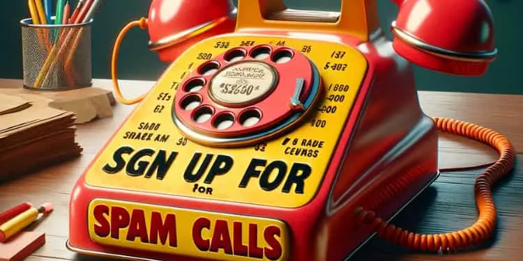 Sign Up for Spam Calls